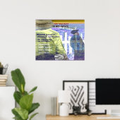 ネズミと男性の熟語 ポスター (ホームオフィス)