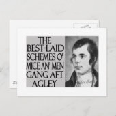 ネズミと男性 ポストカード (正面/裏面)