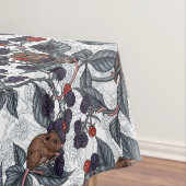 ネズミと白い黒い果実 テーブルクロス (インサイチュ)