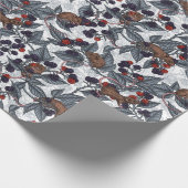 ネズミと白い黒い果実 ラッピングペーパー (角)