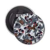 ネズミと白い黒い果実 栓抜き (正面)