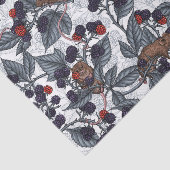 ネズミと白い黒い果実 薄葉紙 (詳細)