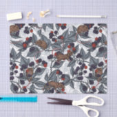 ネズミと白い黒い果実 薄葉紙 (クラフト)