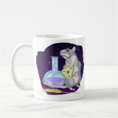 ネズミと魔法。星空。D20 コーヒーマグカップ (左)