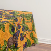 ネズミと黄色のブラックベリー テーブルクロス (インサイチュ)