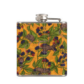 ネズミと黄色のブラックベリー フラスク (裏面)