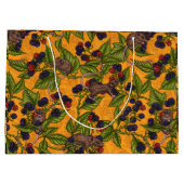 ネズミと黄色のブラックベリー ラージペーパーバッグ (裏面)