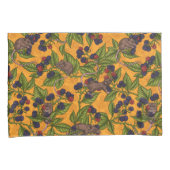 ネズミと黄色のブラックベリー 枕カバー (正面右)