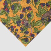 ネズミと黄色のブラックベリー 薄葉紙 (詳細)