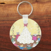 ネズミのまわりにのクリスマスツリー キーホルダー (正面)
