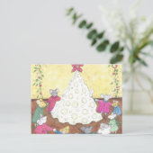 ネズミのまわりにのクリスマスツリー シーズンポストカード (スタンド正面)