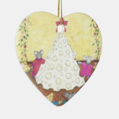 ネズミのまわりにのクリスマスツリー セラミックオーナメント (右)