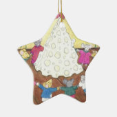 ネズミのまわりにのクリスマスツリー セラミックオーナメント (右)