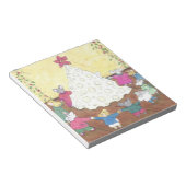 ネズミのまわりにのクリスマスツリー ノートパッド (アングル)