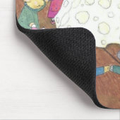 ネズミのまわりにのクリスマスツリー マウスパッド (コーナー)