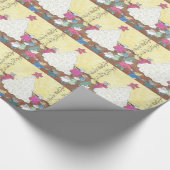 ネズミのまわりにのクリスマスツリー ラッピングペーパー (角)