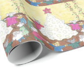 ネズミのまわりにのクリスマスツリー ラッピングペーパー (ロールコーナー)