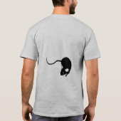 ネズミのシルエット Tシャツ (裏面)