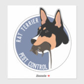 ネズミのテリア害虫駆除シール シール (シート)