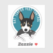 ネズミのテリア害虫駆除シール シール (シート)