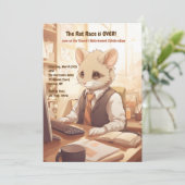 ネズミのレース引退パーティー 招待状 (スタンド正面)