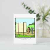 ネズミの匂い:ネズミの漫画 ポストカード (スタンド正面)