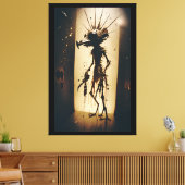 ネズミの巡視による日々の恐怖の生存 キャンバスプリント (インサイチュ (リビング))