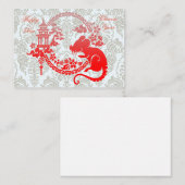 ネズミの年 ノートカード (正面/裏面)