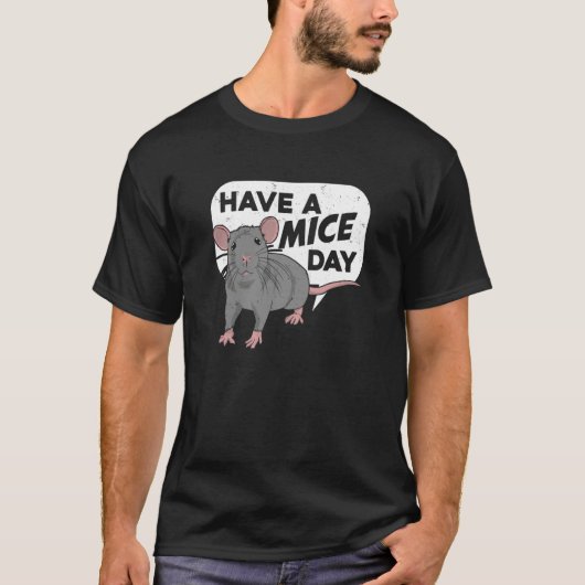 ネズミの日を過ファンシーごす Tシャツ (正面)