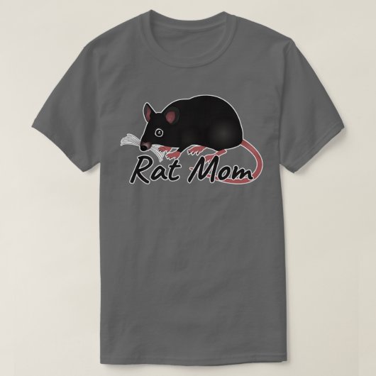 ネズミの母 Tシャツ (デザイン正面)