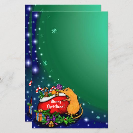 ネズミの王子との聖降誕祭お目出とう (正面/裏面)