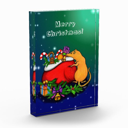 ネズミの王子との聖降誕祭お目出とう フォトブロック (左)