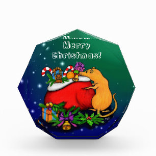 ネズミの王子との聖降誕祭お目出とう フォトブロック