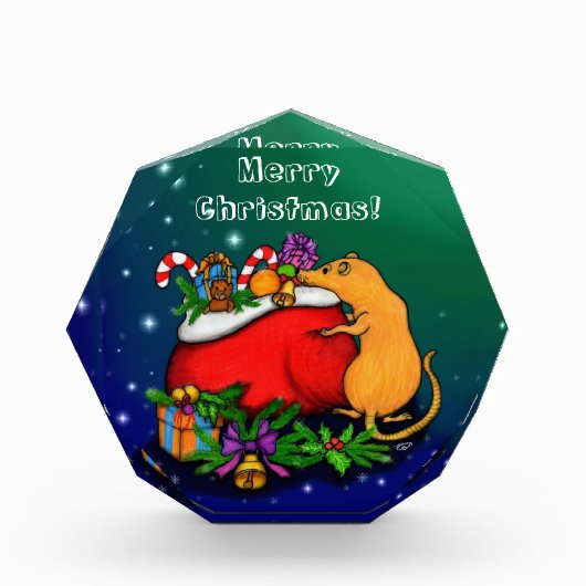 ネズミの王子との聖降誕祭お目出とう フォトブロック (正面)