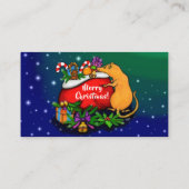 ネズミの王子との聖降誕祭お目出とう 名刺 (裏面)