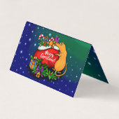 ネズミの王子との聖降誕祭お目出とう 名刺 (裏面)