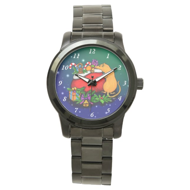 ネズミの王子との聖降誕祭お目出とう 腕時計 (正面)