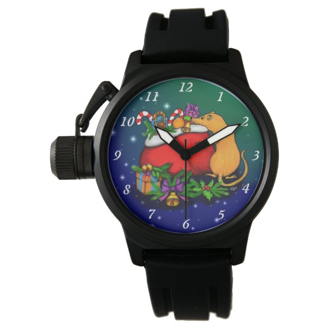 ネズミの王子との聖降誕祭お目出とう 腕時計 (正面)