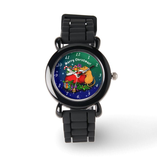 ネズミの王子との聖降誕祭お目出とう 腕時計 (正面)