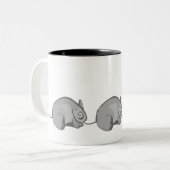 『ネズミの種』 ツートーンマグカップ (正面左)