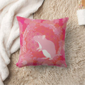 ネズミの花 クッション (ブランケット)