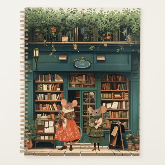 ネズミの街での生活 – Otis & Ms Luna プランナー手帳 (正面)