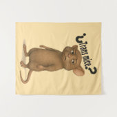 ネズミの記述によって混乱したばか タペストリー (正面(横))