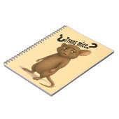 ネズミの記述によって混乱したばか ノートブック (左側)