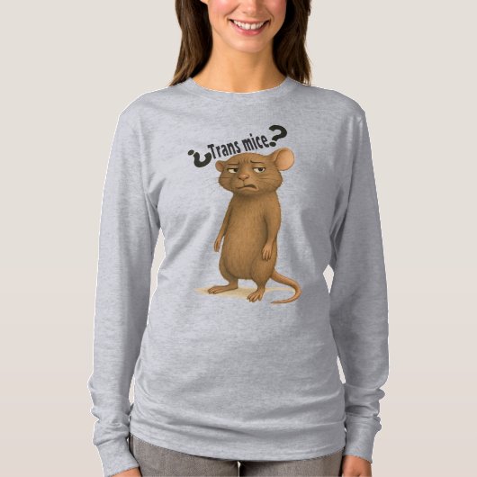 ネズミの記述によって混乱したばか Tシャツ (正面)