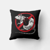 ネズミの調教ストップ術小説はクールない クッション (裏面)