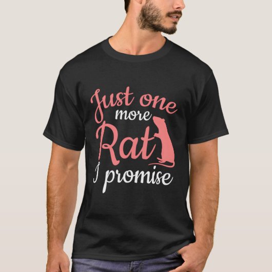 ネズミの飼い主だけもう1匹のネズミ Tシャツ (正面)