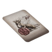 ネズミの〔占星術の〕十二宮図中国の芸術の年 マグネット (右側)