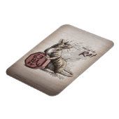 ネズミの〔占星術の〕十二宮図中国の芸術の年 マグネット (左側)