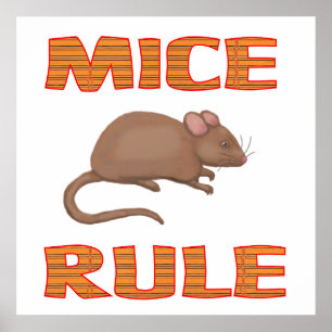 ネズミのRULEポスター ポスター